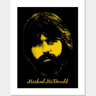 Michael McDonald Portrait Posters and Art